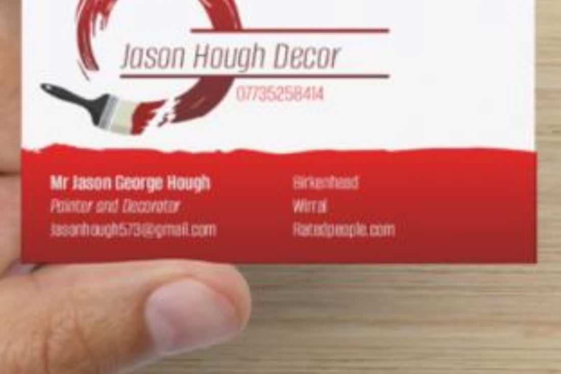 Main header - "Jason Hough Decor"