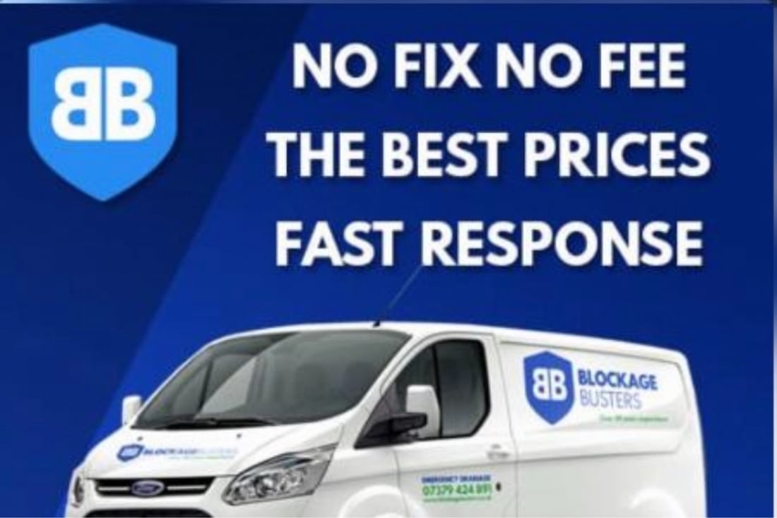 Main header - "BLOCKAGE BUSTERS LTD"
