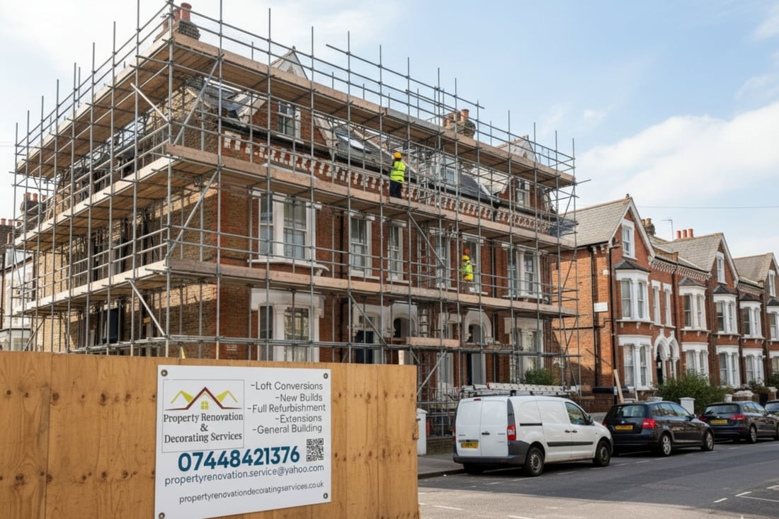 Main header - "Property Renovation&Decorating Services"