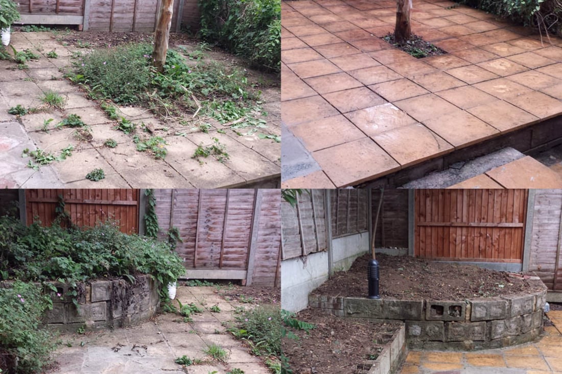Main header - "First Call Garden & Property Maintenance"