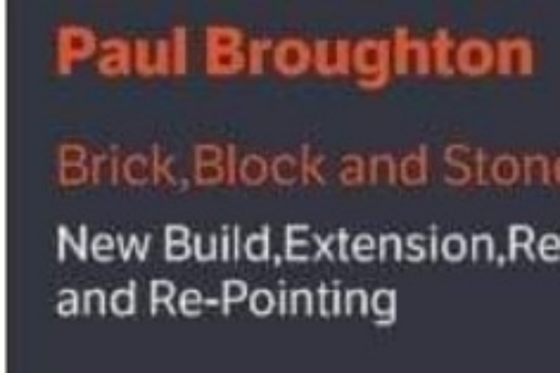 Main header - "Paul Broughton Building Services"