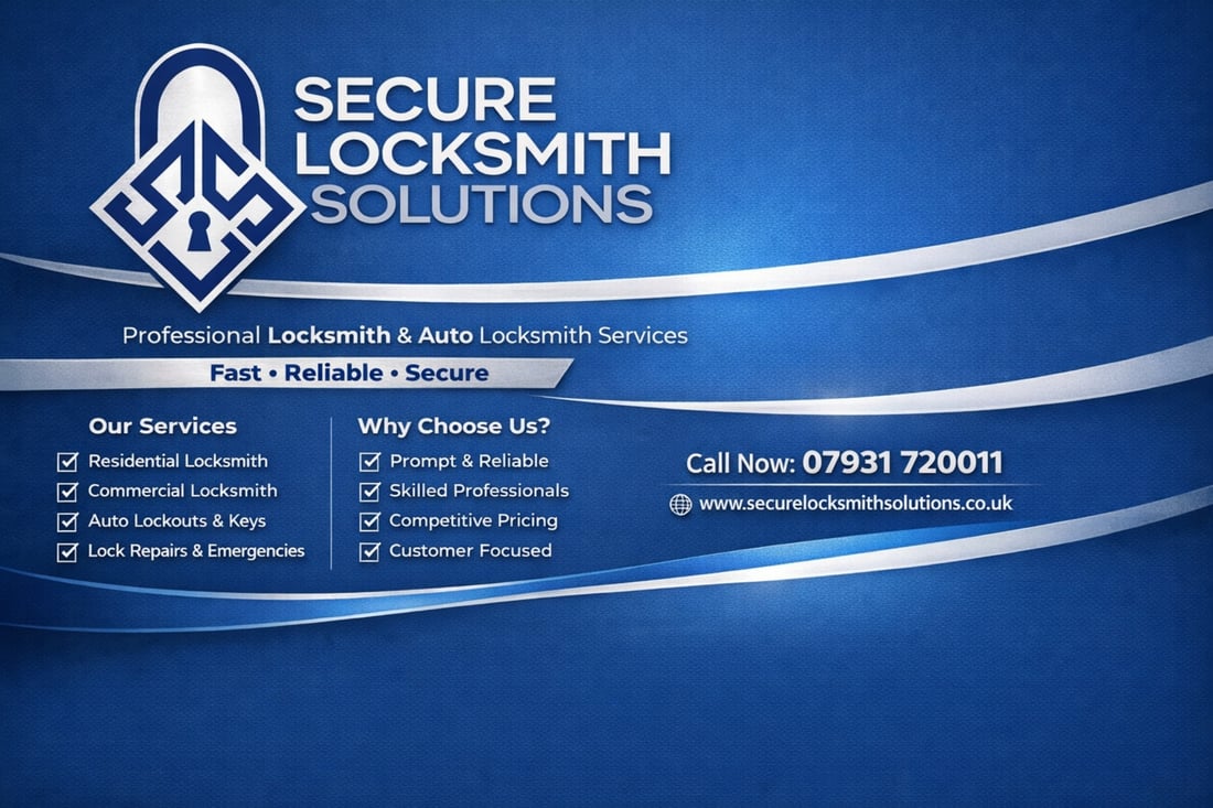 Main header - "Secure Locksmith Solutions"