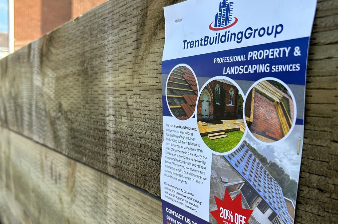 Main header - "Trent Building Group"