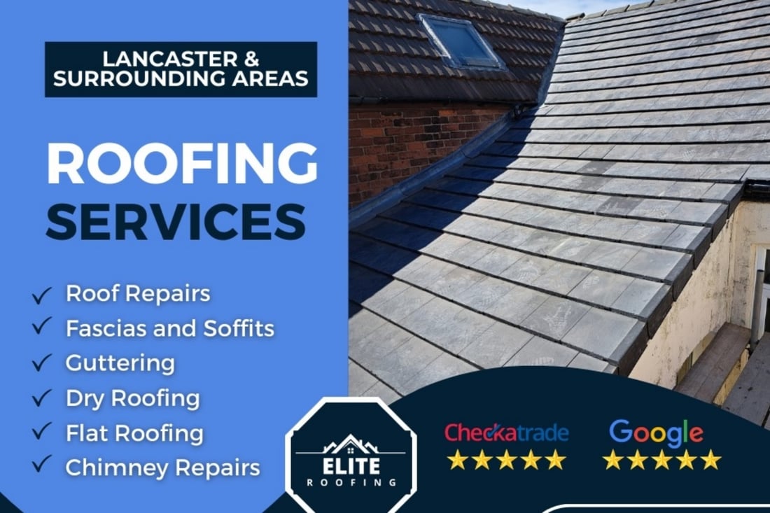 Main header - "Elite Roofing"