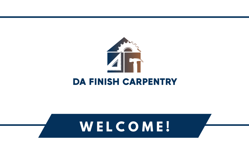 Main header - "DA Finish Carpentry"