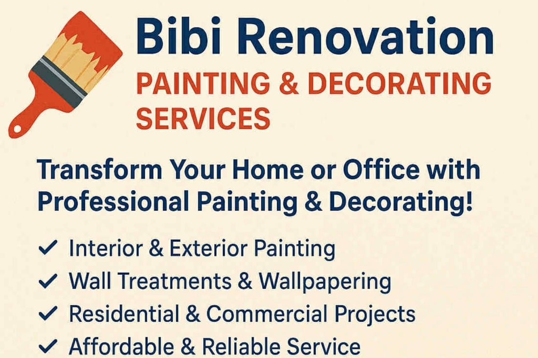 Main header - "BIBIRENOVATION LTD"
