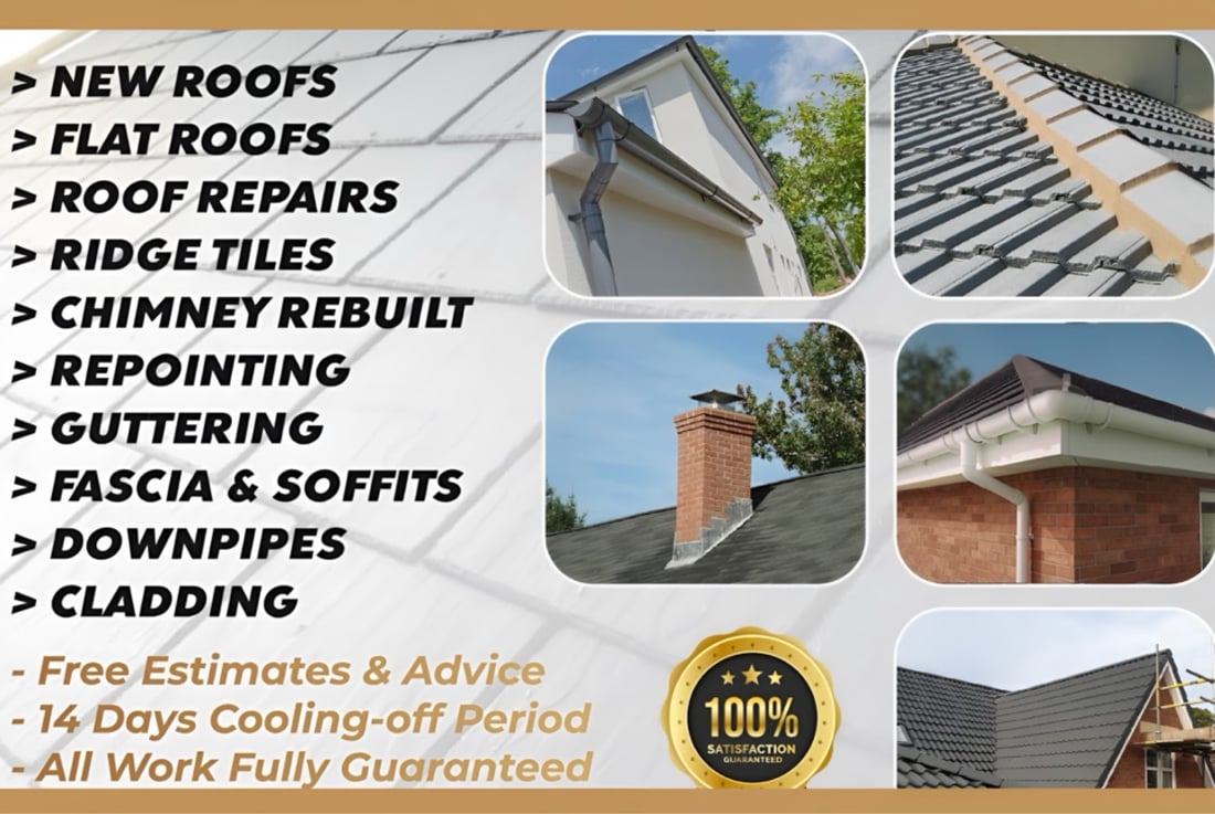Main header - "Manifest Roofing LTD"