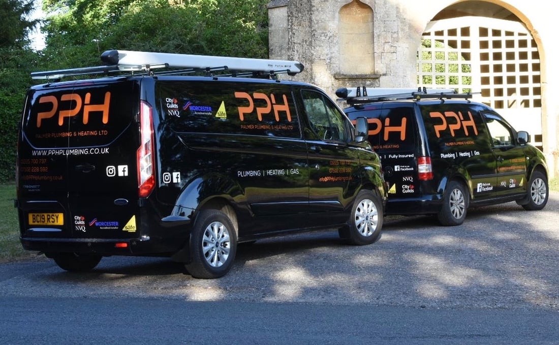 Main header - "PPH PALMER PLUMBING & HEATING LTD"