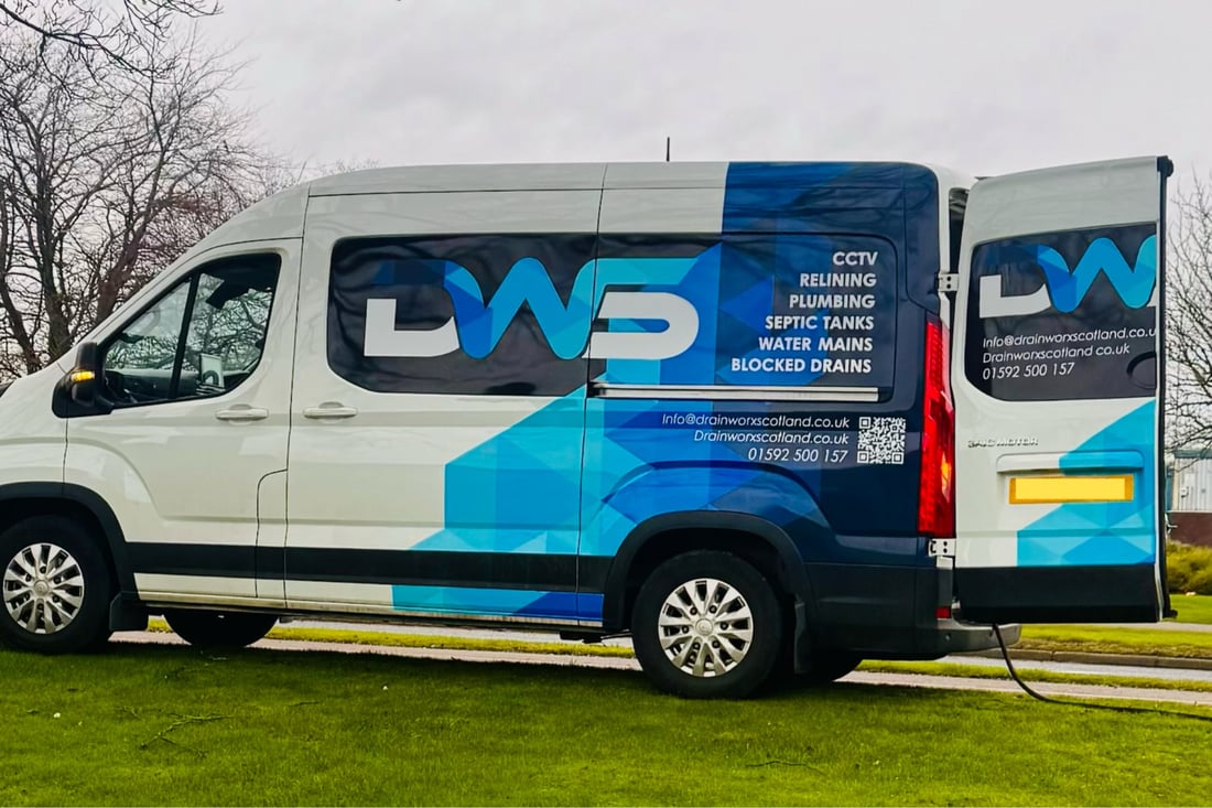 Main header - "Drainworx Scotland"
