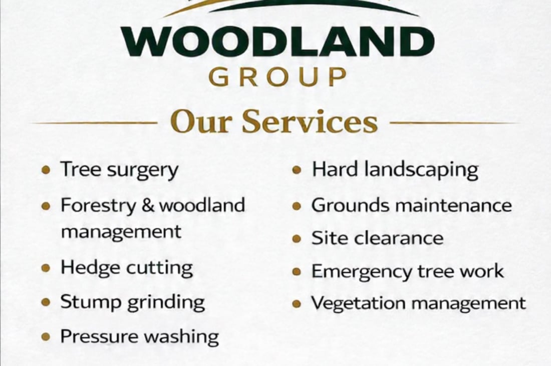Main header - "Woodland Group "