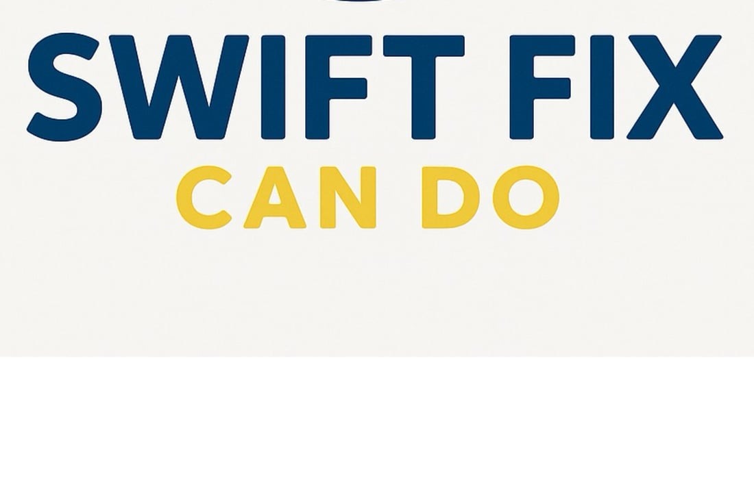 Main header - "Swift Fix"