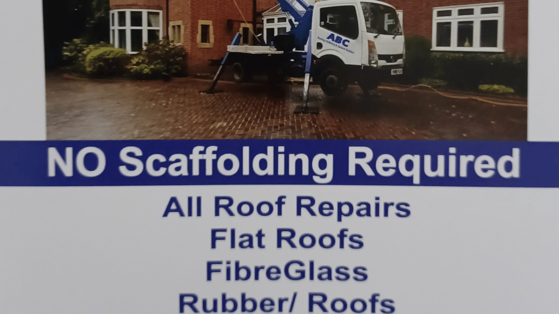 Main header - "ABC Roofing (Leamington Spa)"