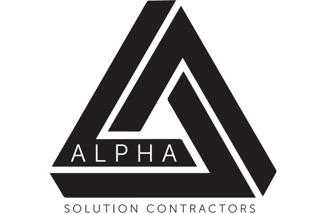 Main header - "Alpha solution Contractors"