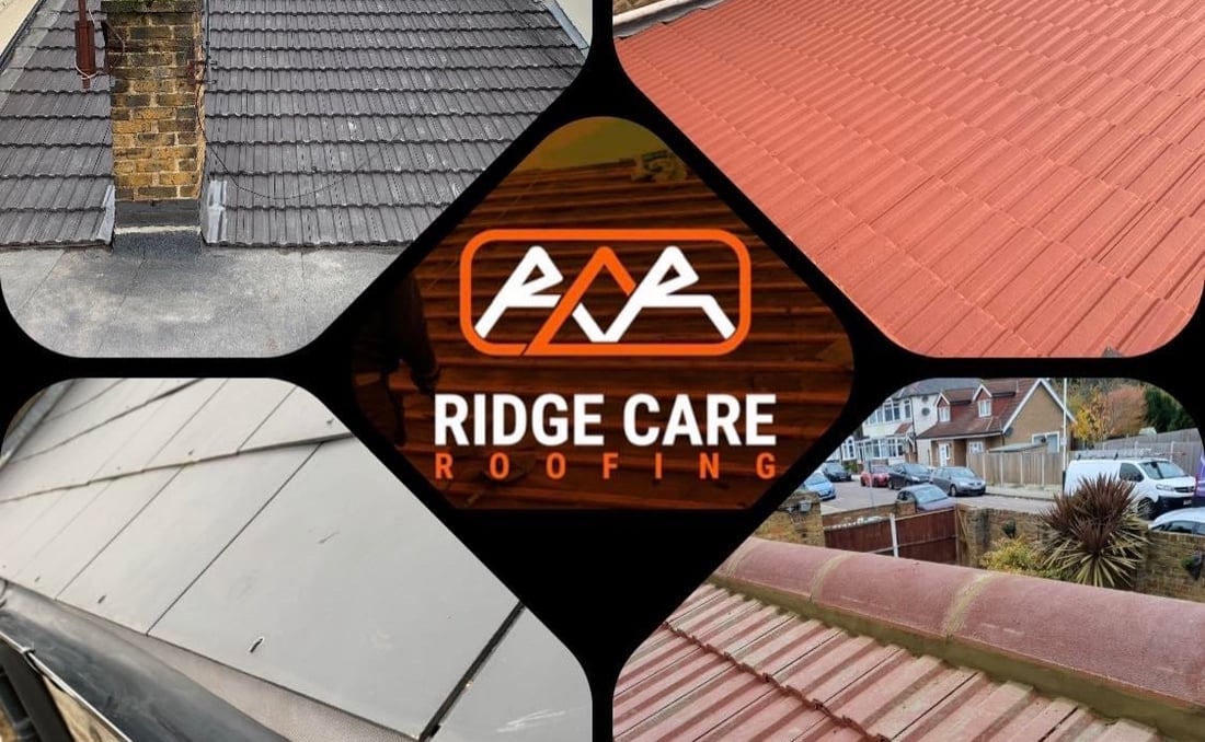 Main header - "Ridgecare Roofing"