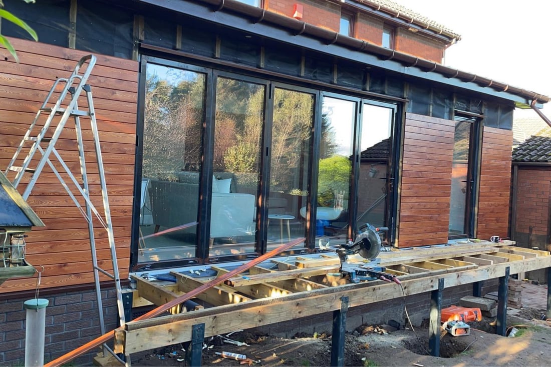 Main header - "DLR BROTHERS CONSTRUCTION LTD"