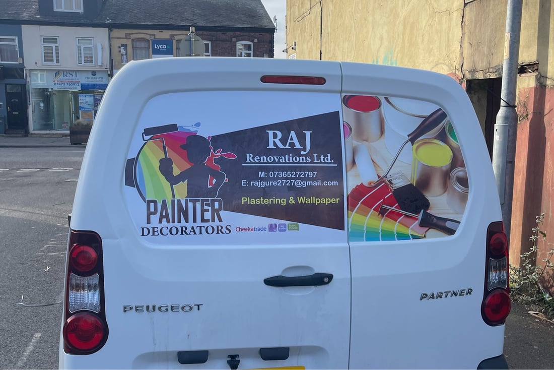 Main header - "Raj Renovations LTD"