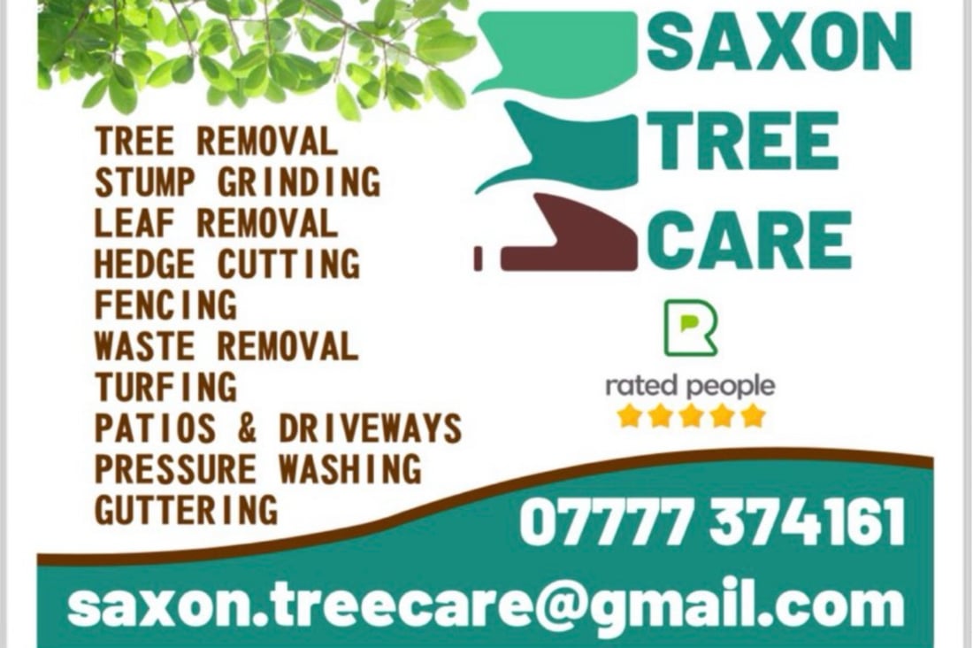 Main header - "Saxon Landscapes"