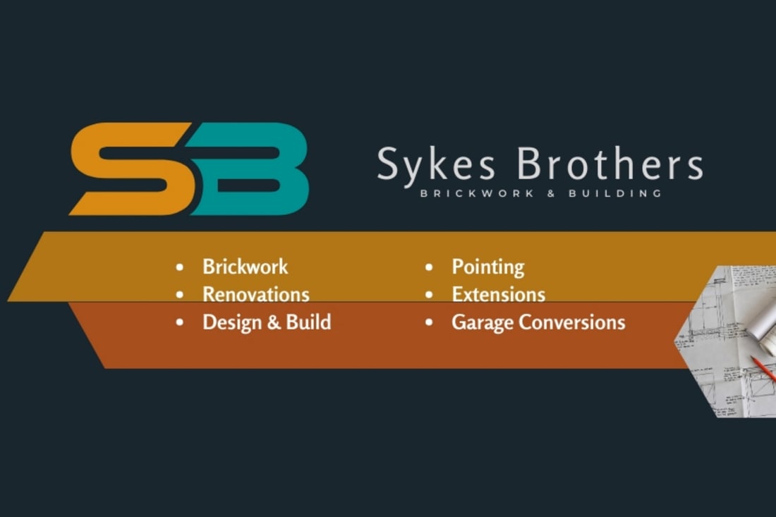 Main header - "Sykes Brothers Bricklaying & Building"