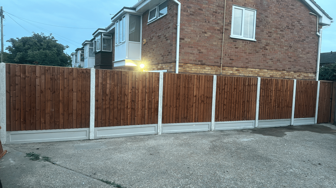 Main header - "CREATIVE FENCING & LANDSCAPES LTD"