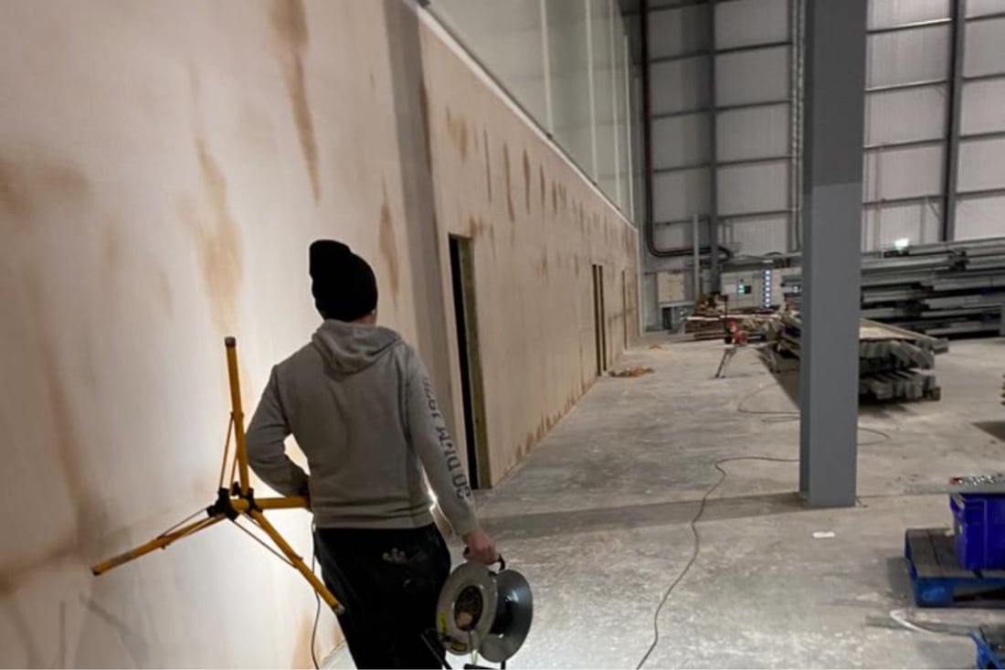 Main header - "CRM Plastering LTD"