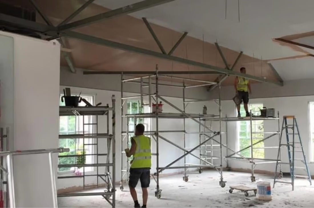 Main header - "North West Plasterers"