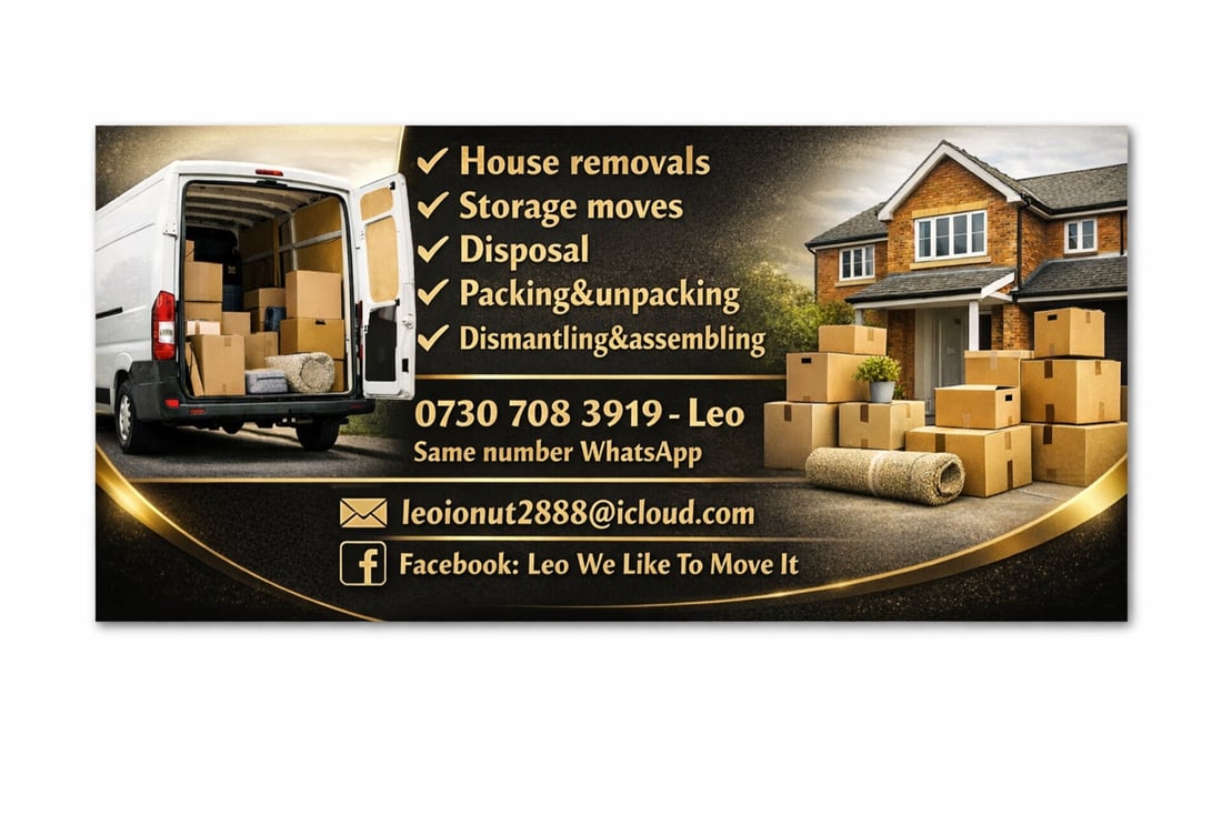 Main header - "Leo Removals"