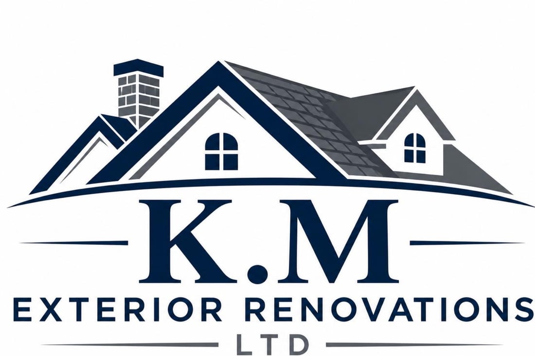 Main header - "K.M Exterior Renovations Ltd"