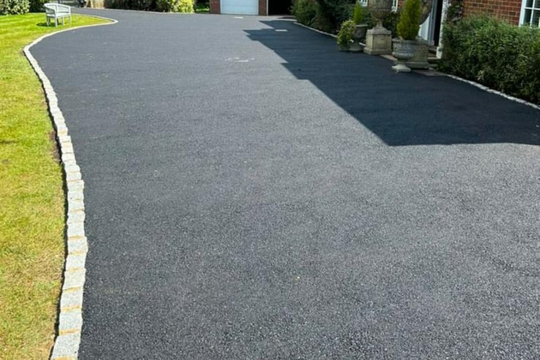 Main header - "Home county paving and surfacing"