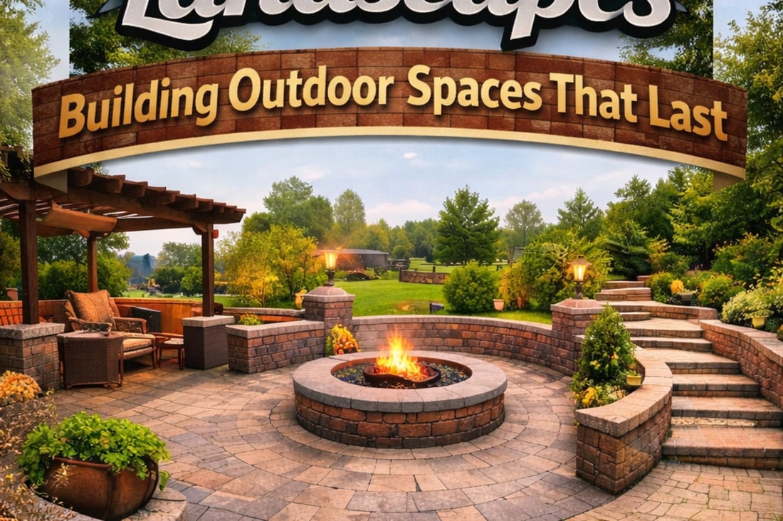 Main header - "NDS Landscapes & Brickwork"