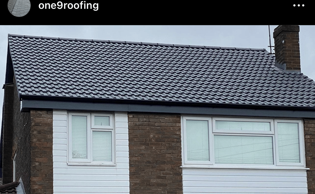 Main header - "One 9 Roofing"