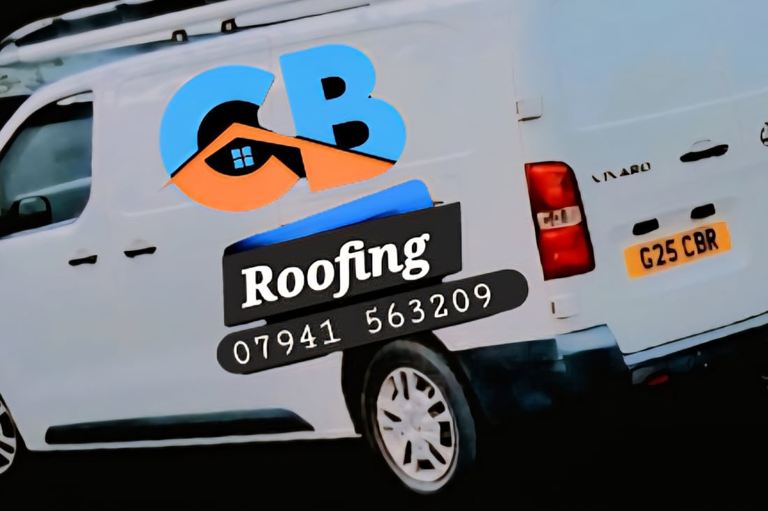 Main header - "CB Roofing"