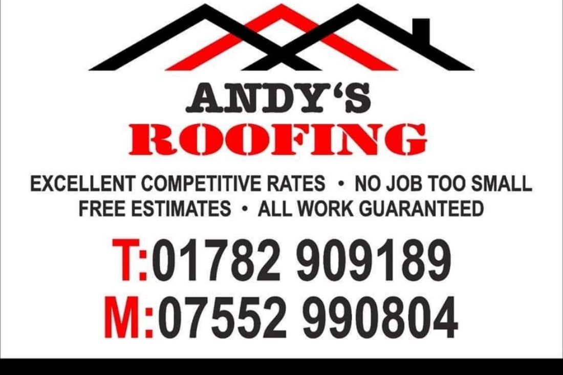 Main header - "Andy's Roofing LTD"