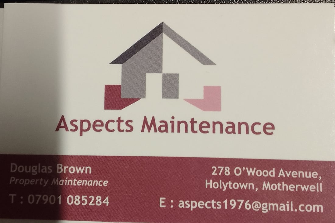 Main header - "ASPECTS MAINTENANCE"