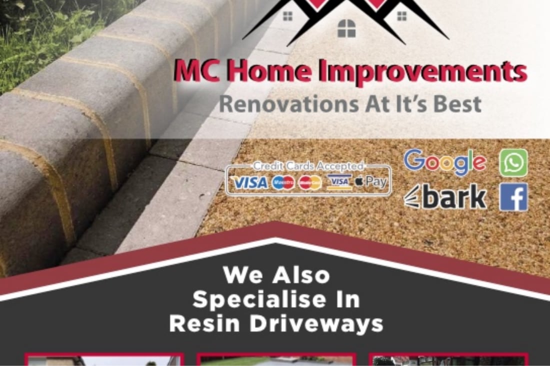 Main header - "MC Home Improvements"