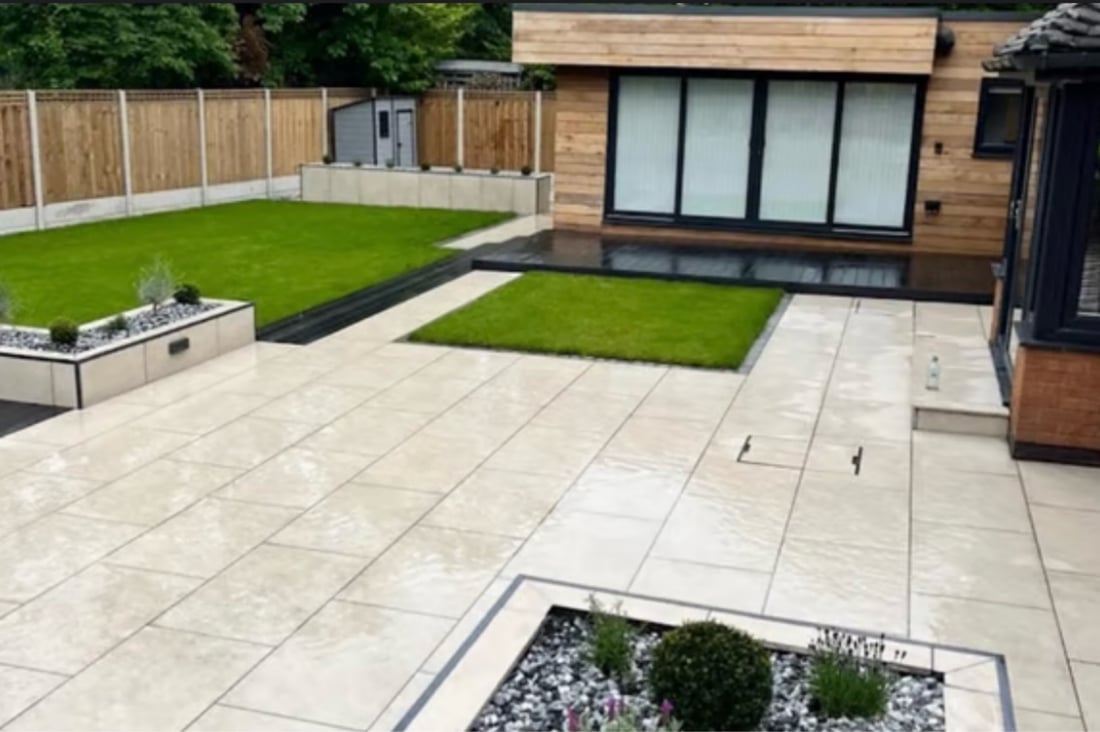 Main header - "Rileys Landscaping"