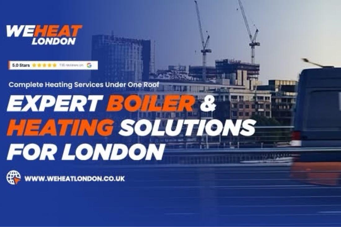 Main header - "We Heat London LTD"