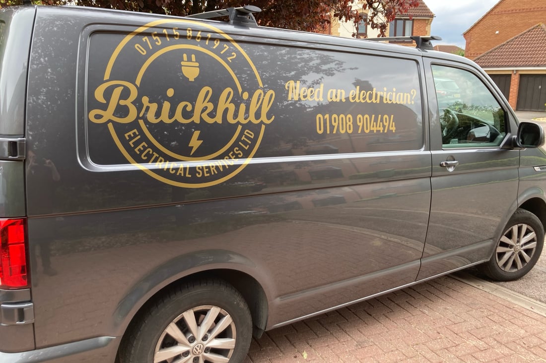 Main header - "Brickhill Electrical Services"