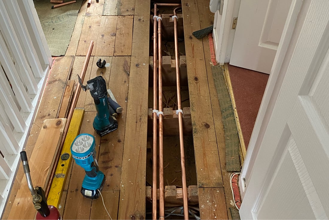 Main header - "O'Hare Plumbing and Joinery"