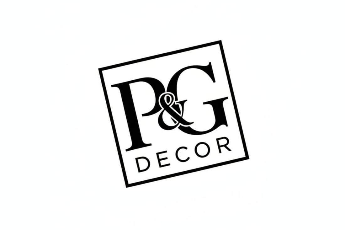 Main header - "P & G Decor"