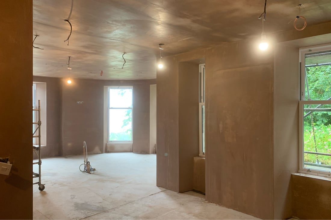 Main header - "ALAN FLEMING PLASTERING SERVICES LIMITED"