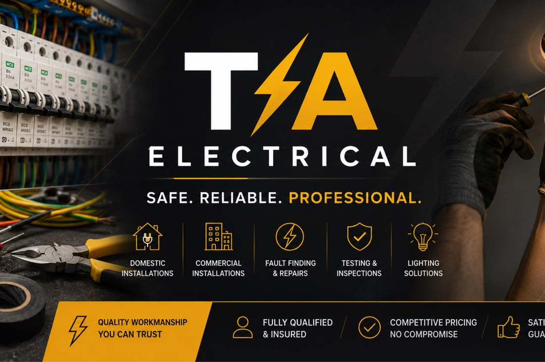 Main header - "TA Electrical"
