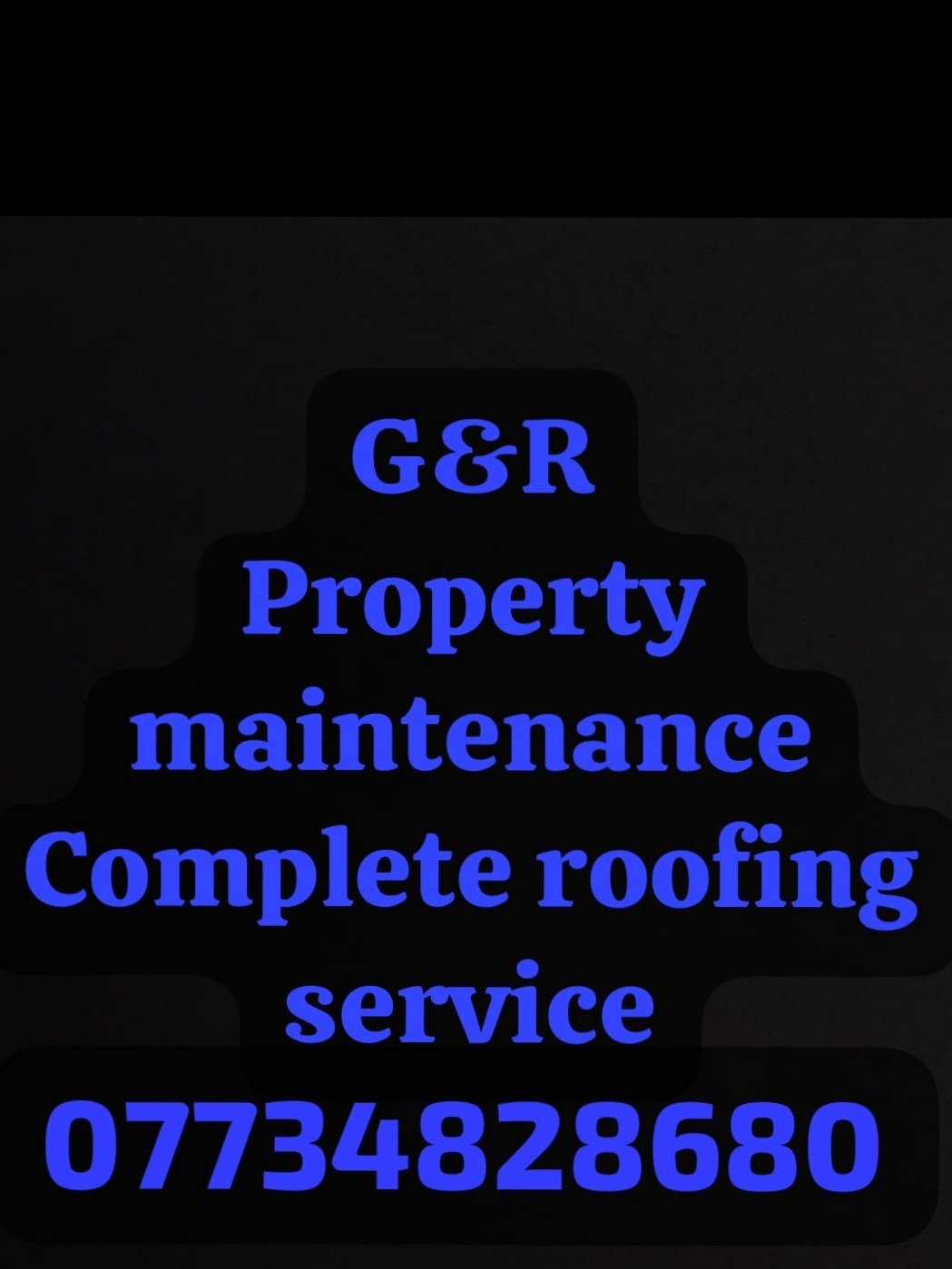 Main header - "G&R Property Maintenance"
