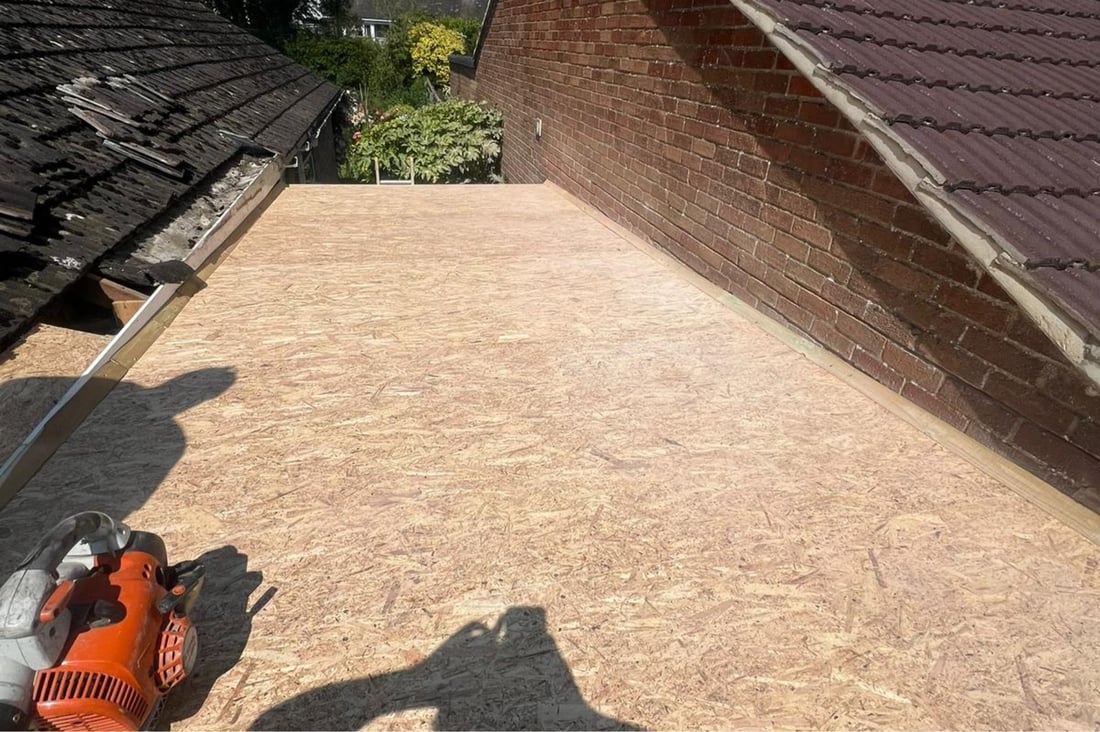 Main header - "Top Line Roofing & Cladding"