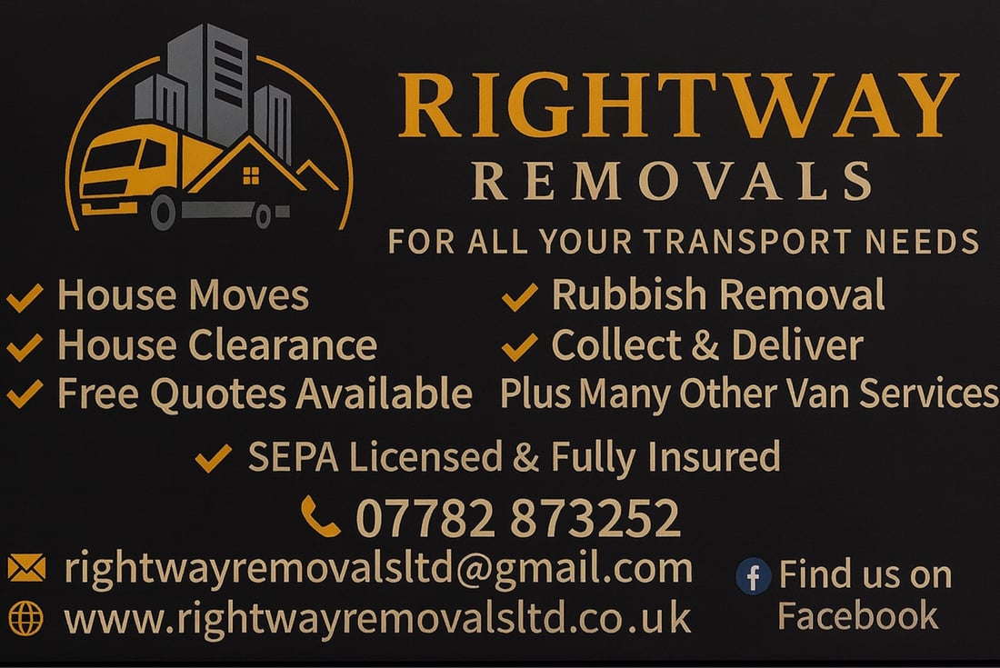 Main header - "Rightway Removals"