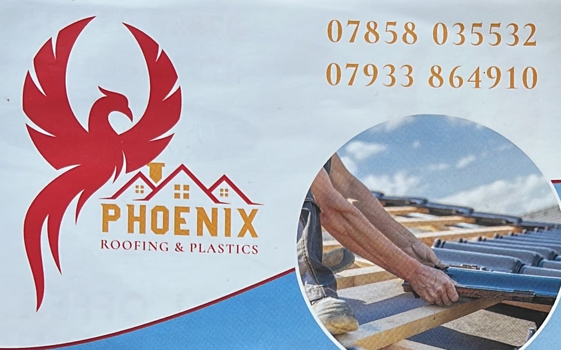 Main header - "Phoenix Roofing & Plastics"