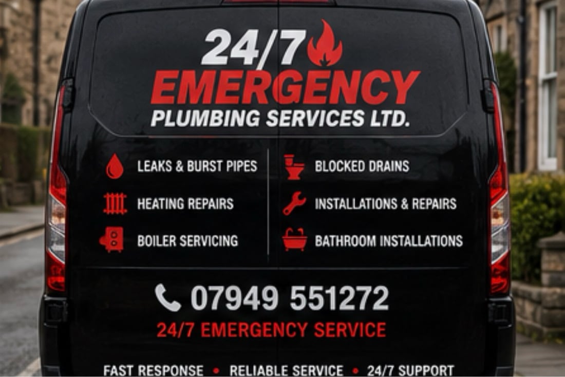 Main header - "24/7 Emergency Plumbing Services LTD"