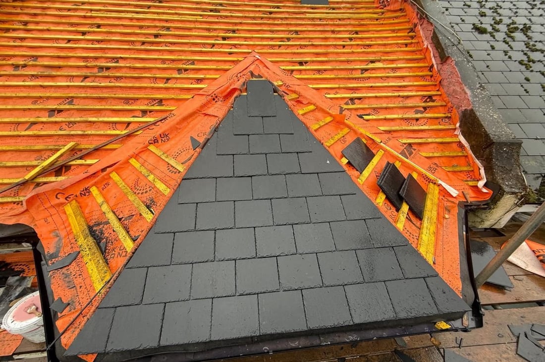 Main header - "ProFix Roofing & Building"