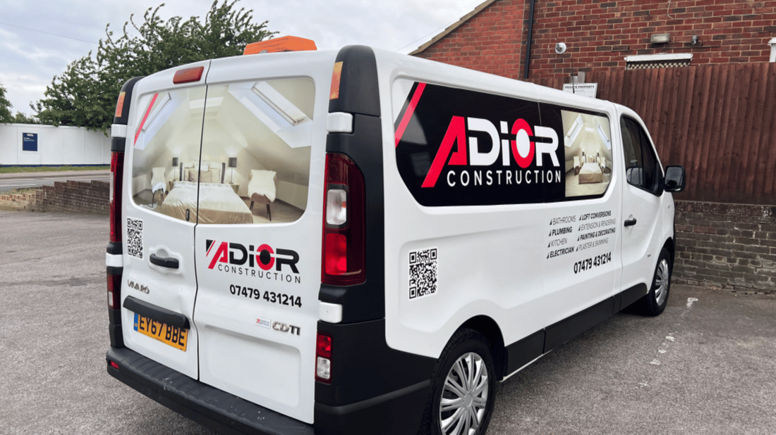 Main header - "Adior Construction LTD"