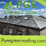 Company/TP logo - "Pure Green roofing & Solar limited"