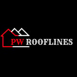 Company/TP logo - "PW ROOFLINES"